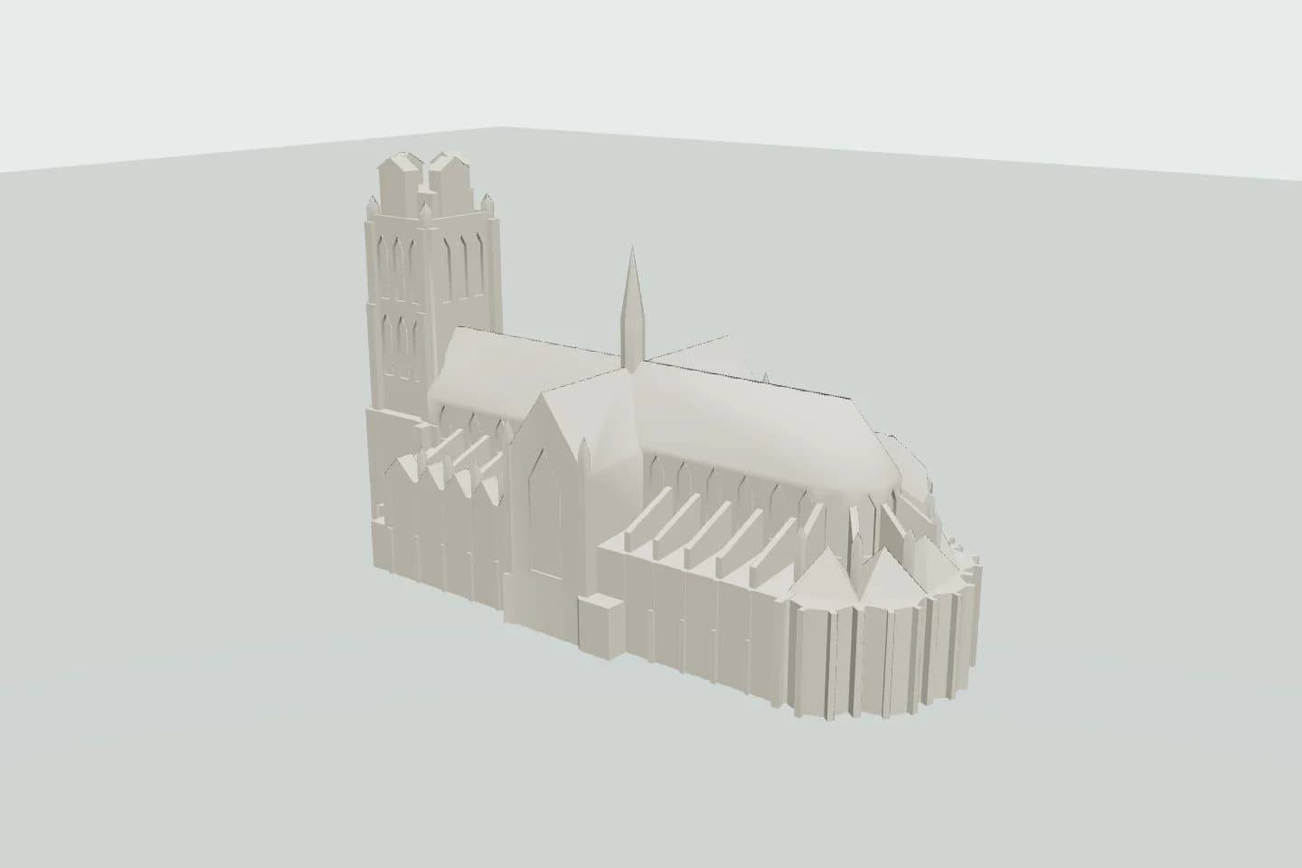 Grote Kerk Dordrecht na de wijziging
