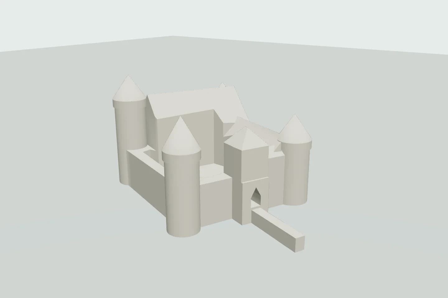 Muiderslot vóór de wijziging