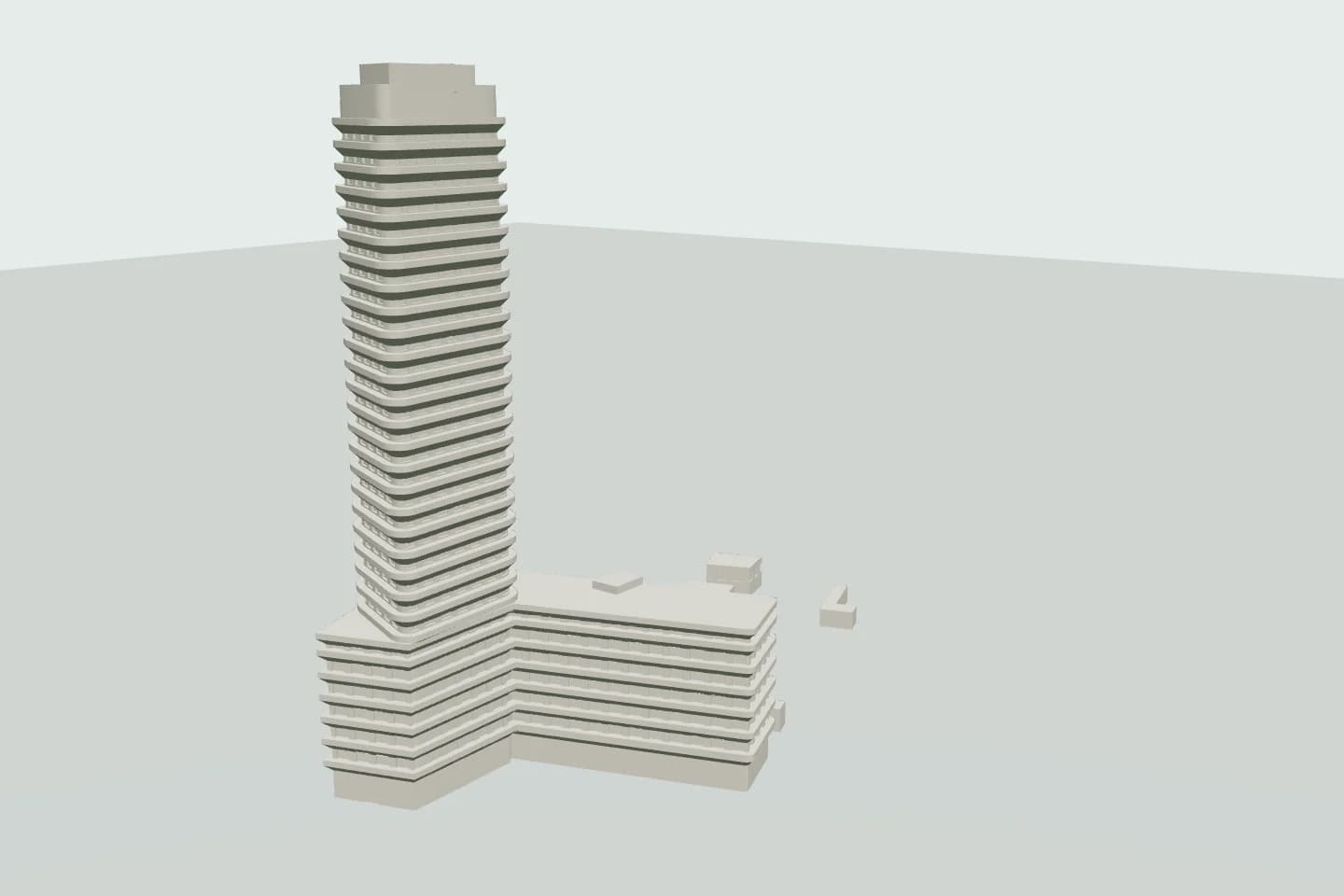 Amstel Tower als landmarkmodel