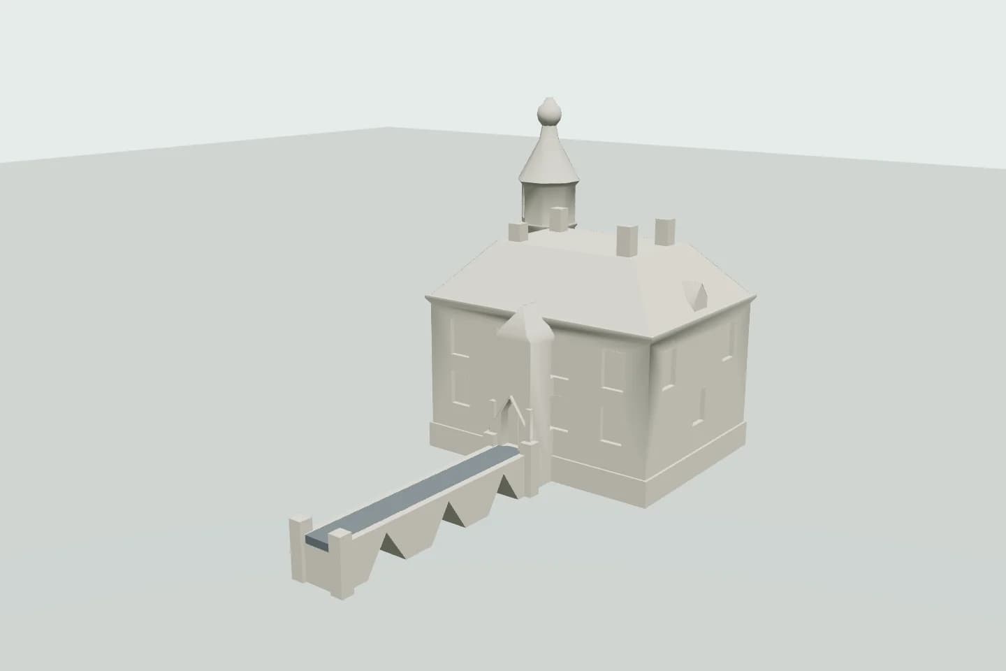 Kasteel Bouvigne als landmarkmodel